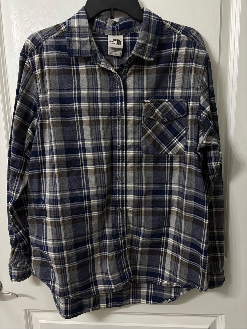 The North Face Plaid Shirt size Medium
